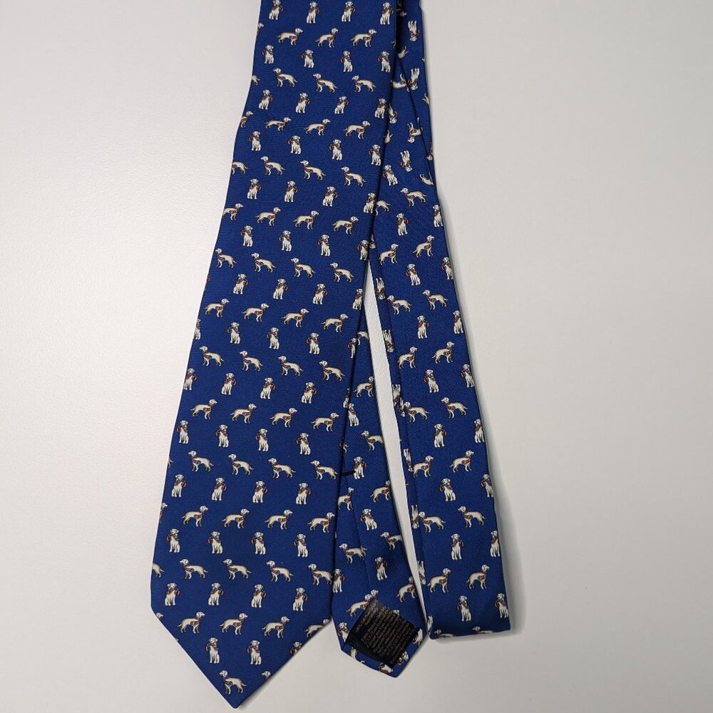 Brooks Brothers Puppy Blue Tie